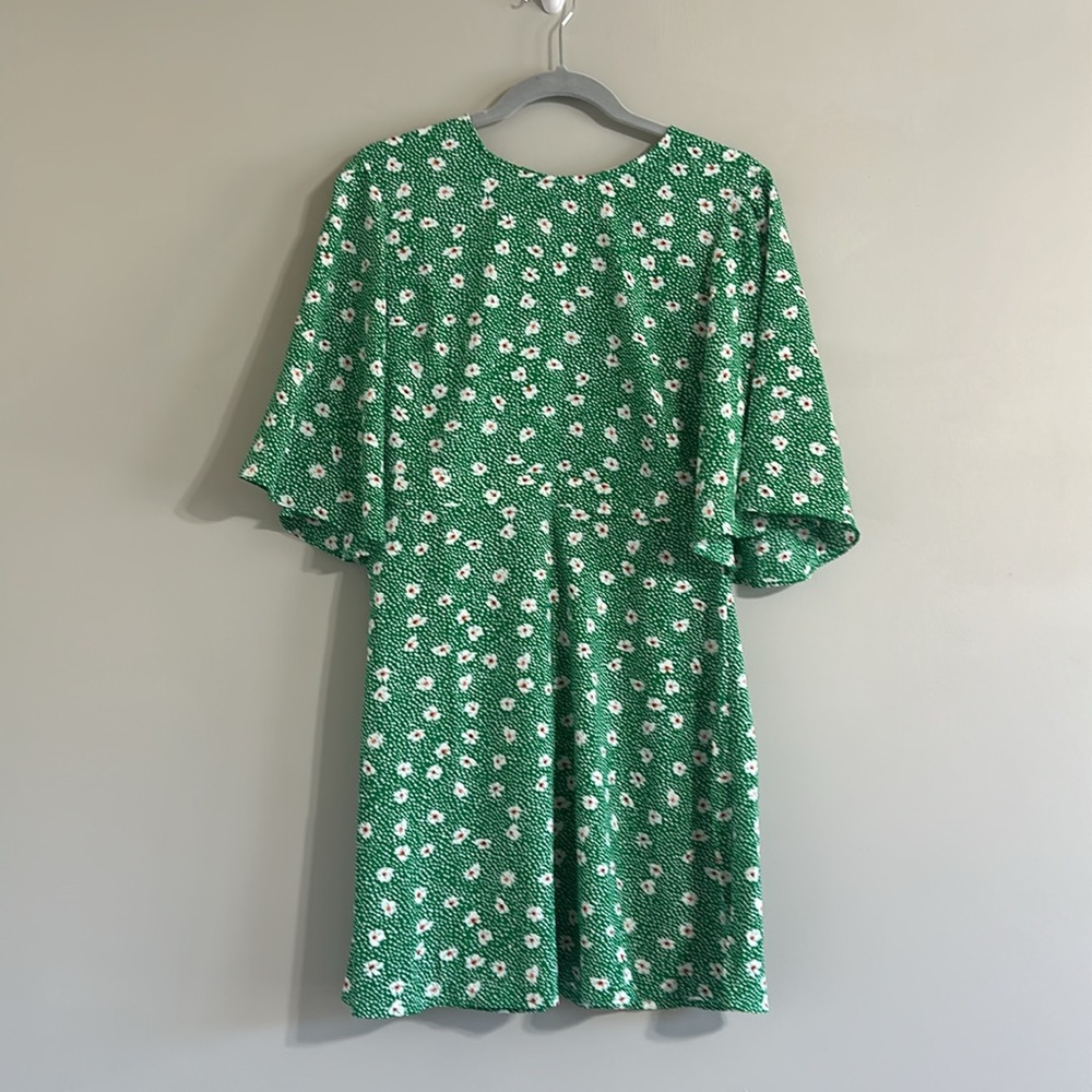 Traffic People Green Misty A-Line Dress